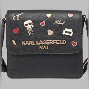 Karl Lagerfeld Paris Maybelle Crossbody with Pins